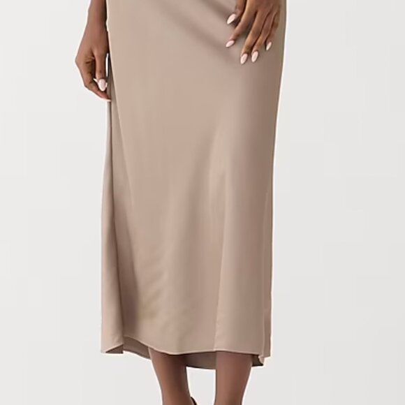 J.Crew Gwenyth Slip Skirt in brown - Picture 3 of 3